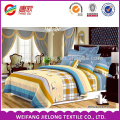 2017 new designs polyester fabric 3d printed good hand feeling in bedding set for india market